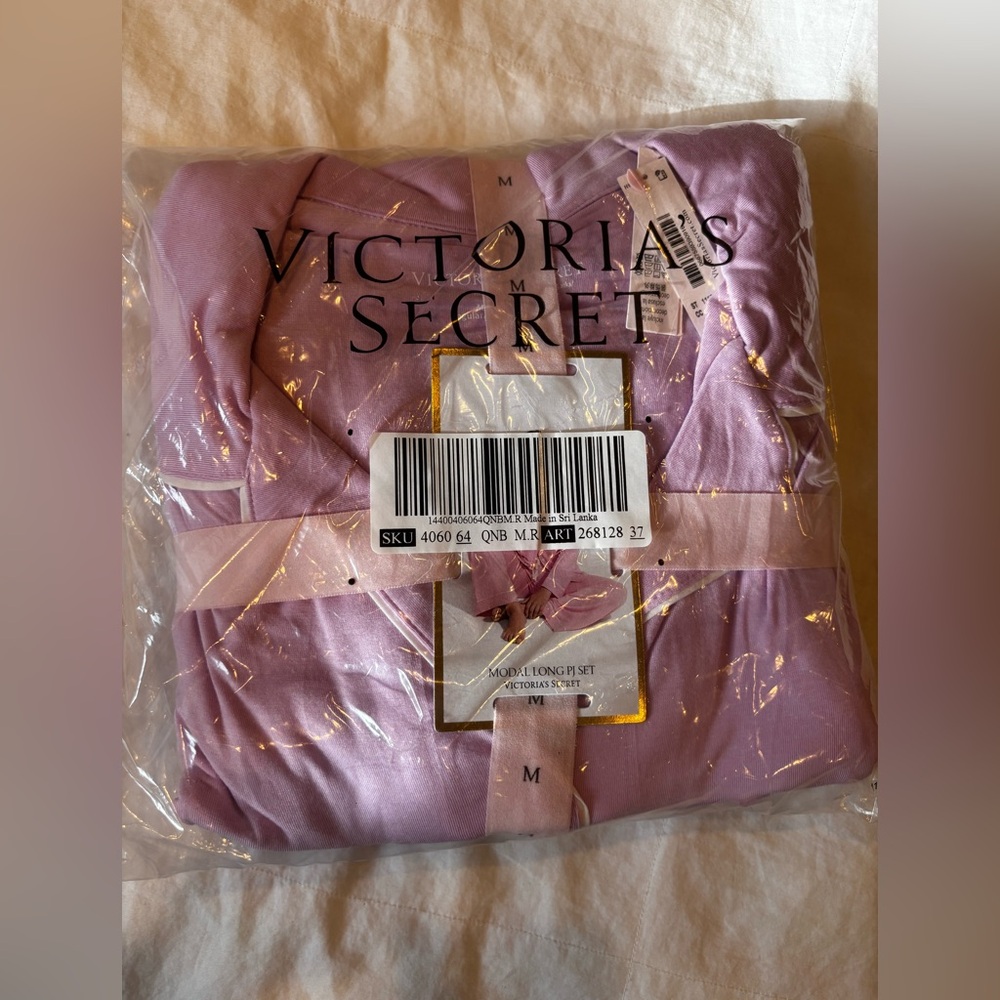 NWT Victoria secret Modal Long PJ SET